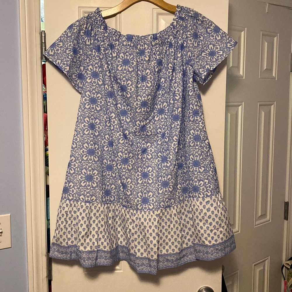 Vineyard Vines Blue and White Mini Dress